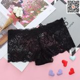 2-Pack Women's Lace Thong Panties: Comfortable, Low-Waist, Transparent Lingerie Briefs