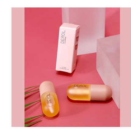 Day Night Instant Volume Lip Plumper Oil Clear Lasting Nourishing Repairing Reduce Lip Fine Line Care Lip Beauty Cosmetic