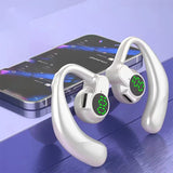 Bluetooth 5.4 Single Ear Earhook Noise Cancelling Sports Wireless Earbud Mic
