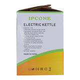 IPCONE 2L 1500W Stainless Steel Cordless Electric Kettle for Fast Boiling Water