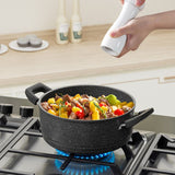 Jamespot 11-Piece Die-Cast Non-stick Cookware Set with Induction Pots & Pan