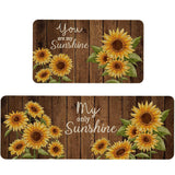 2-Piece Anti-Fatigue Kitchen Rug Set: Non-Slip, Dirt-Resistant Floor Mats