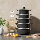 Jamespot 11-Piece Die-Cast Non-stick Cookware Set with Induction Pots & Pan