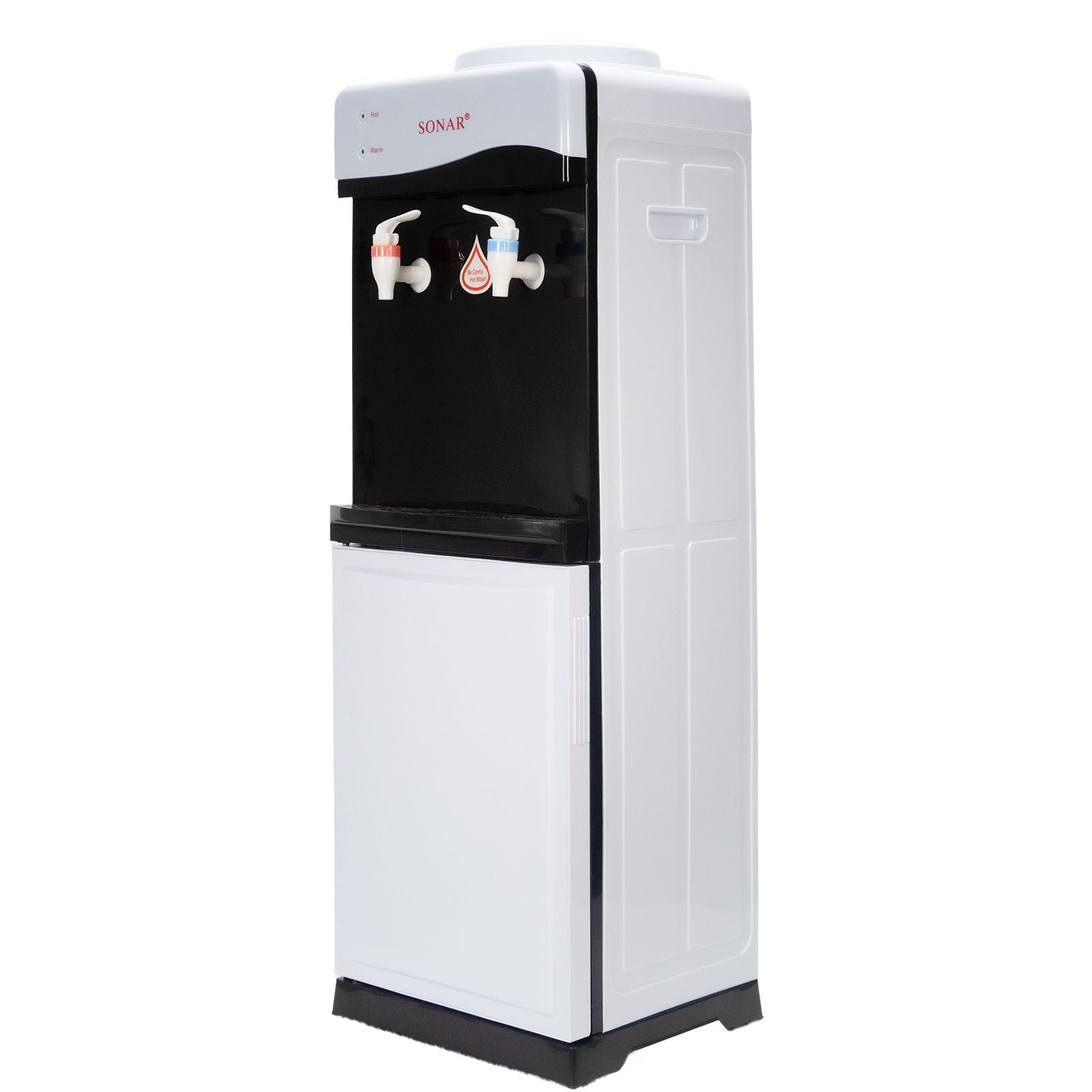 Sonar Top Load Hot & Normal Water Dispenser, Energy Saving, Storage Cabinet