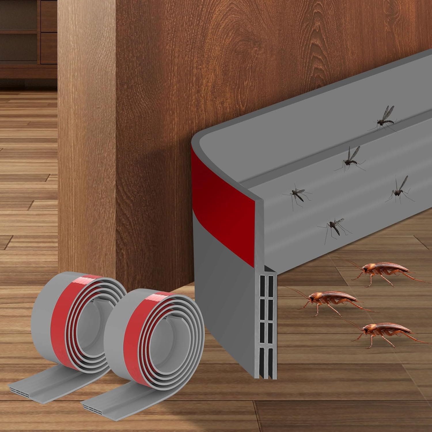 Generic Door Draft Stopper Bottom Seal Noise Blocker 100cm