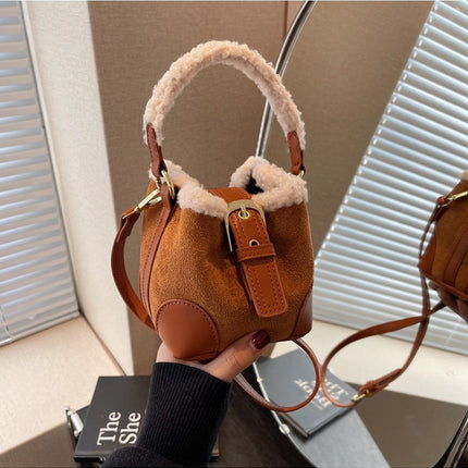 Crossbody Bags Women Shoulder Bag Casual Retro Plush Bag Versatile Plush Designer Bags Purse And Handbags Female Bags