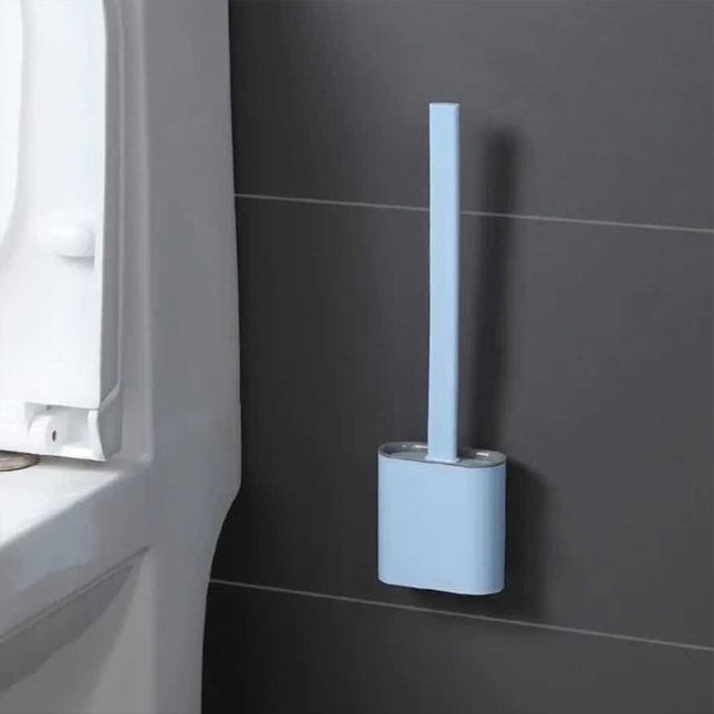 Silicone Toilet cleaning brush with wallet