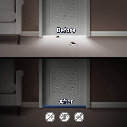 Under Door Seal, Flexible Double Door Bottom Sealing Strip