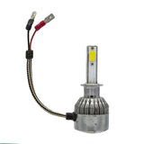 2pcs LED 360 Auto Headlight Bulbs H1 Silver 9000lm 60W 12V IP67 Waterproof
