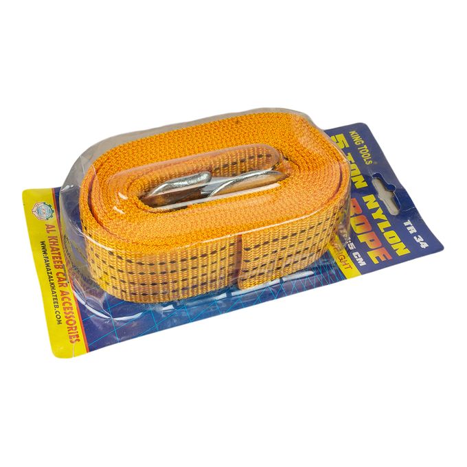3 Ton Emergency Vehicle Towing Rope with Safety Hooks