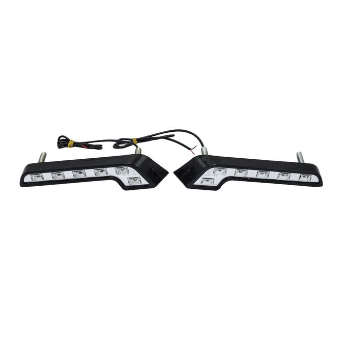 2-Piece Universal LED Car Daytime Running Daylight Front Fog Lamp