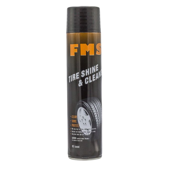 Tyre Shine Foam Cleaner Cleans Shines and Protects Vehicle Tyres Fms