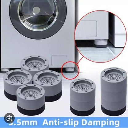 4-Piece Multi-Purpose Anti Vibration Pads for Appliances