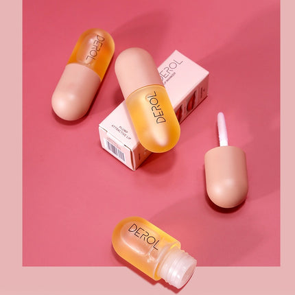 Day Night Instant Volume Lip Plumper Oil Clear Lasting Nourishing Repairing Reduce Lip Fine Line Care Lip Beauty Cosmetic