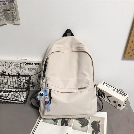 Backpack for men, simple and large capacity computer backpack for women, casual Japanese junior high school students, high school students, college students, backpack for men