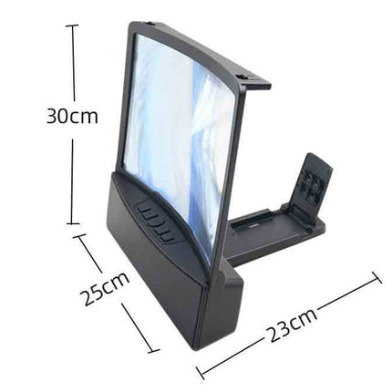 10 Inch Curved Screen Mobile Phone Screen Magnifier with Two Bluetooth Speaker