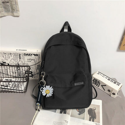Backpack for men, simple and large capacity computer backpack for women, casual Japanese junior high school students, high school students, college students, backpack for men