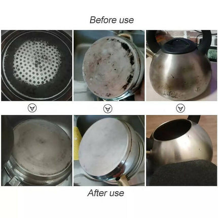 Magic Kitchen Sponge, Brush Melamine Sponge Cleaning Brush, Descaling Knife Pan Pot Cleaner, Strong Decontamination Brush