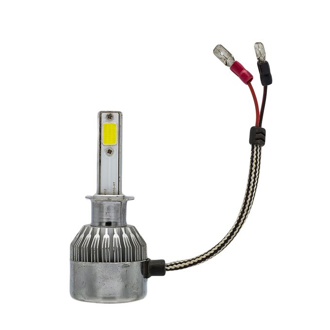 2pcs LED 360 Auto Headlight Bulbs H1 Silver 9000lm 60W 12V IP67 Waterproof