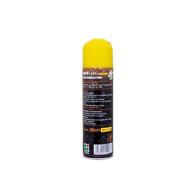 Fms Silicone Dashboard Polish Lemon 8.5 fl oz