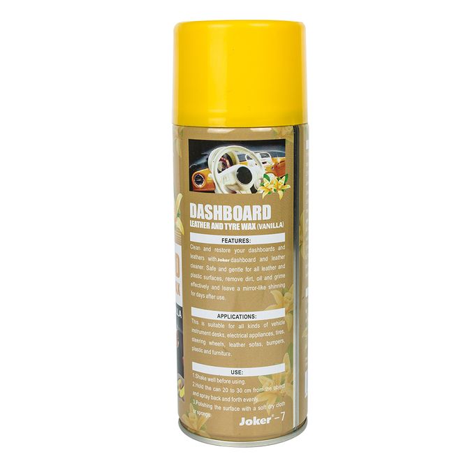 Joker Dashboard Cleaner 450 ml Foam Yellow