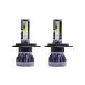 2-Piece H4 DC9-36V 36W 3000K 6000LM IP68 Car Motorcycle Mini COB LED Headlight Bulb