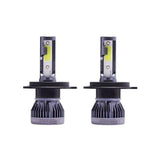 2-Piece H4 DC9-36V 36W 3000K 6000LM IP68 Car Motorcycle Mini COB LED Headlight Bulb