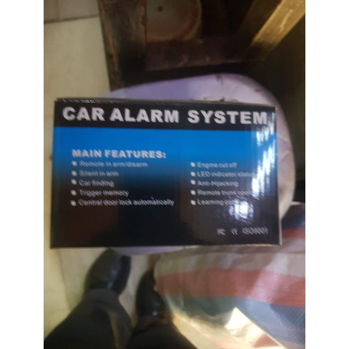 Car Alarm System Remote Door Lock Central Locking Warning Siren 2 Remote Keys