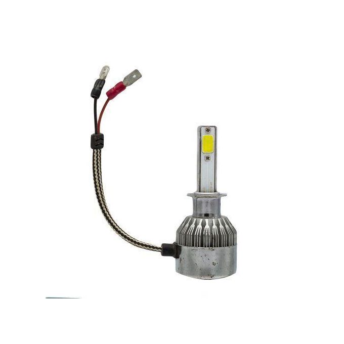 2-Piece LED 360-Degree Adjustable Beam H1 Headlight Bulbs Silver