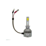 2-Piece LED 360-Degree Adjustable Beam H1 Headlight Bulbs Silver
