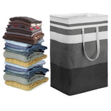 72L canvas collapsible laundry/multi-purpose baskets