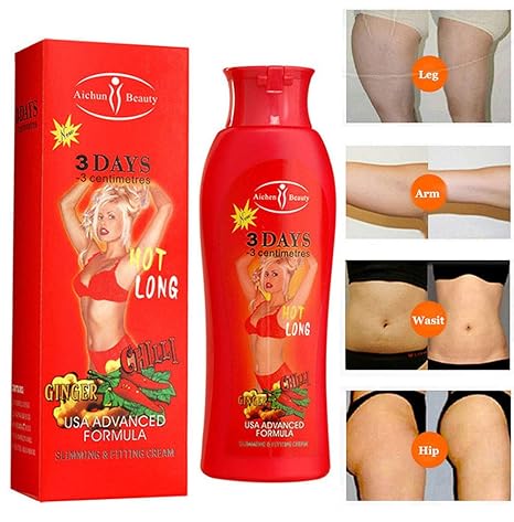 Aichun Beauty 3 Days Slimming Cream – Hot Chilli & Ginger Fat Burner Gel (200ml)