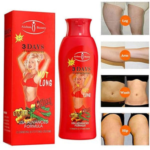 Aichun Beauty 3 Days Slimming Cream – Hot Chilli & Ginger Fat Burner Gel (200ml)