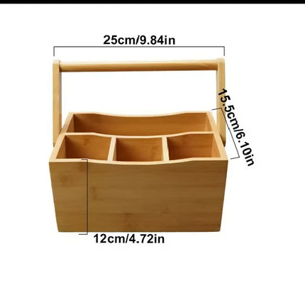 Portable kitchen cutlery organizer with handle3