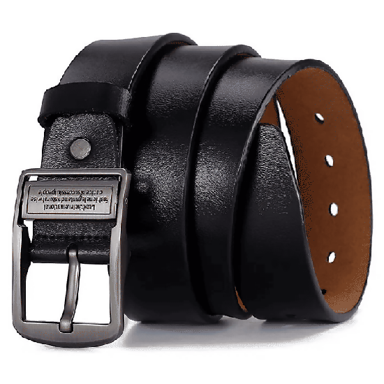 Men's Needle Buckle Belt Retro Casual Business PU Leather Minimalist Design 47-51 Inch
