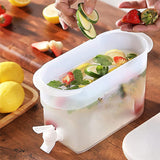 3.5L Fridge Juice & Water Dispenser with Tap – Leak-Proof Beverage Container for Refrigerator