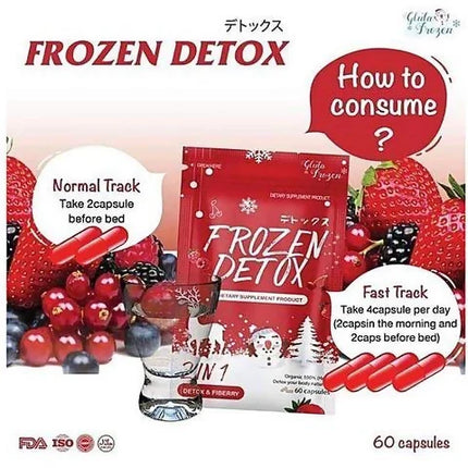 Frozen Collagen-60 Detox Capsules.