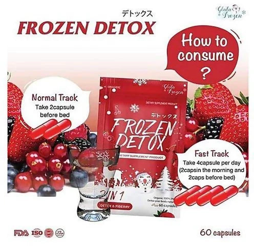 Frozen Collagen-60 Detox Capsules.