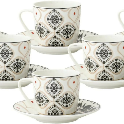 12pc Porcelain Espresso Cup Set 150ml