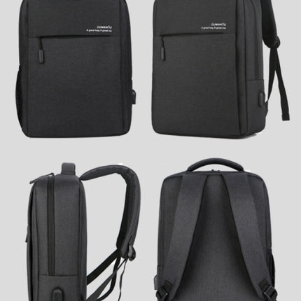 Waterproof and shockproof rechargeable backpack laptop bag