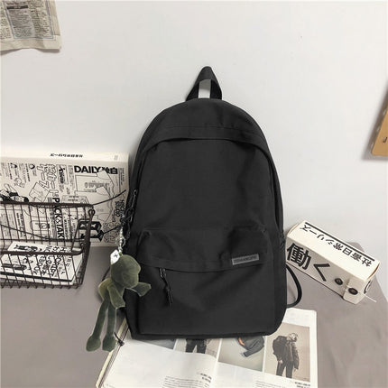 Backpack for men, simple and large capacity computer backpack for women, casual Japanese junior high school students, high school students, college students, backpack for men