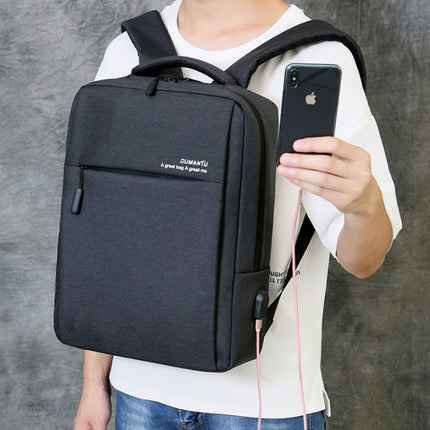 Waterproof and shockproof rechargeable backpack laptop bag