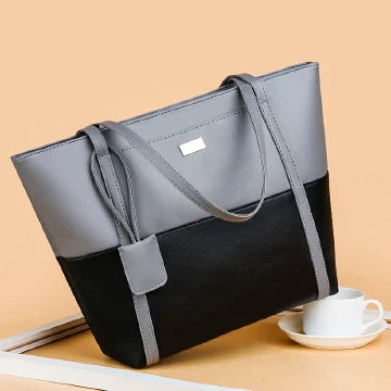 CALLA Premium PU Leather Large Capacity Tote Shoulder Bag for Women