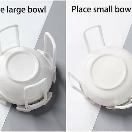 Adjustable Bowl Holder, Retractable Bowl Rack, Kitchen Storage Bowl Rack, Multifunctional Creative Tableware Rack, Tableware Storage Rack