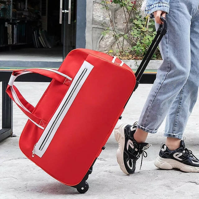 New Fancy Luggage Trolley Bags for Travel, Foldable Cabin Suitcase with Wheels