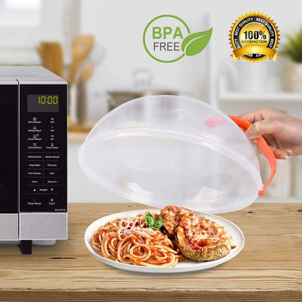 Microwave Cover for Foods, BPA Free Microwave Plate Cover with Adjustable Steam Vents