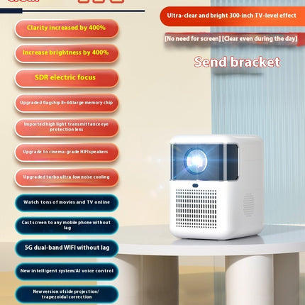 Intelligent Bedroom Focusing Wall Automatic Ultra-high Projector