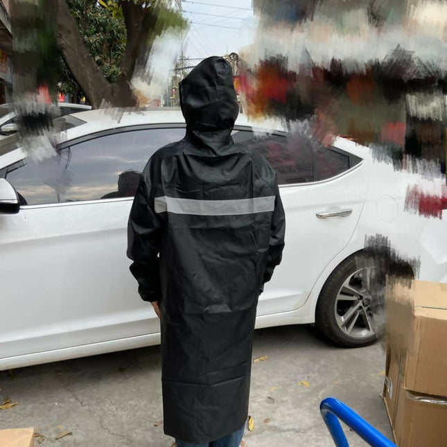 Adult raincoat with cap