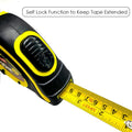 Self-Locking Retractable Steel Measuring Tape 33-Foot HEXAR HX491