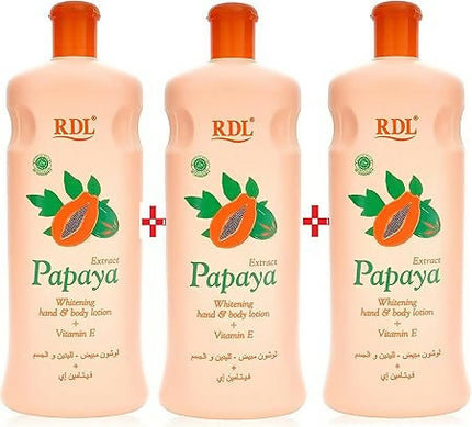 Rdl Papaya Whitening Hand And Body Lotion, 600ml
